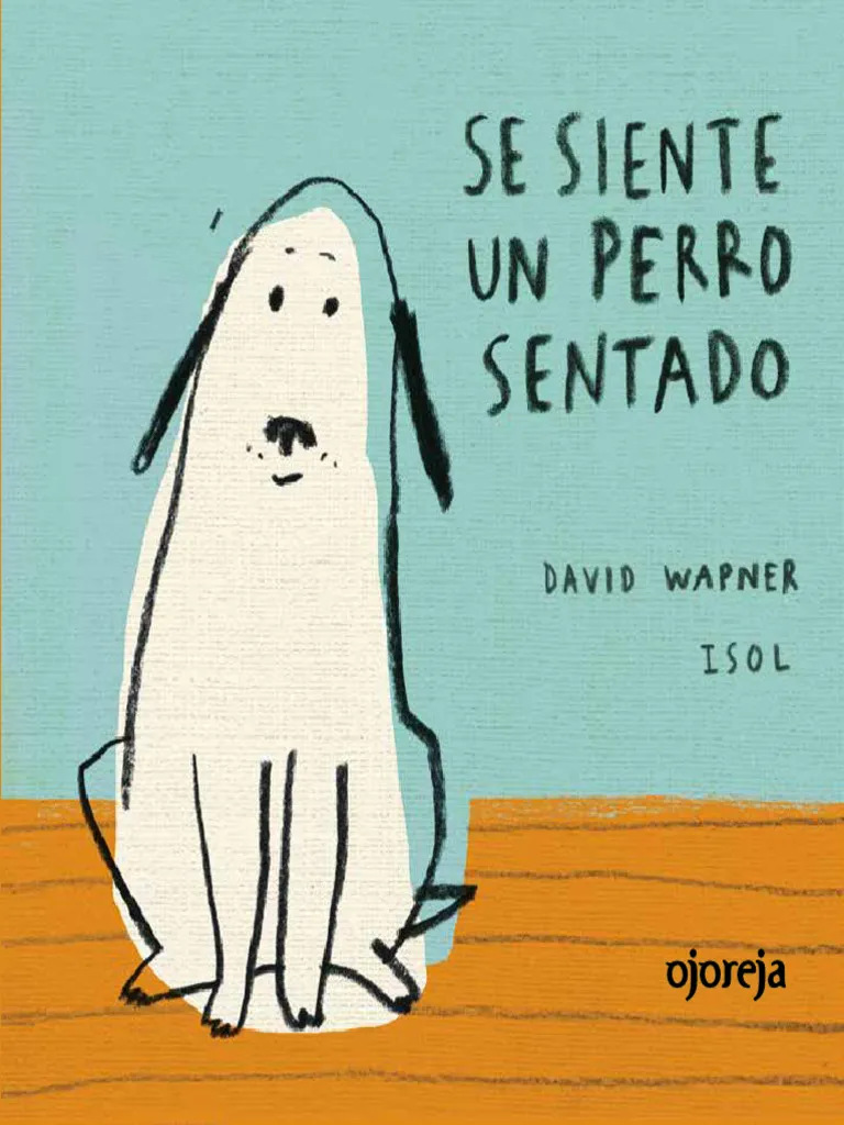 Se siente un perro sentado